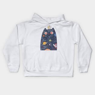 space cat Kids Hoodie